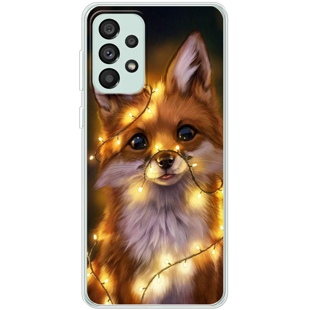 Чохол BoxFace Samsung Galaxy A73 5G (A736) Різдвяна Лисичка Прозорий силікон (44139-up2399-44139)