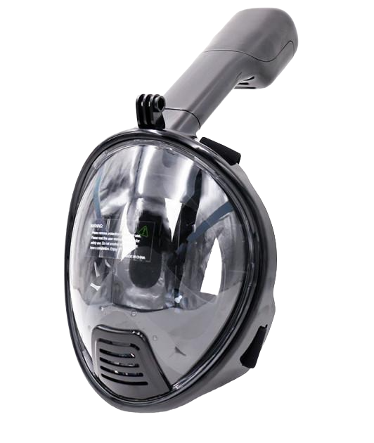 Детская маска для снорклинга The Nice K-1 EasyBreath-III на все лицо XS Черный (SUN3738)