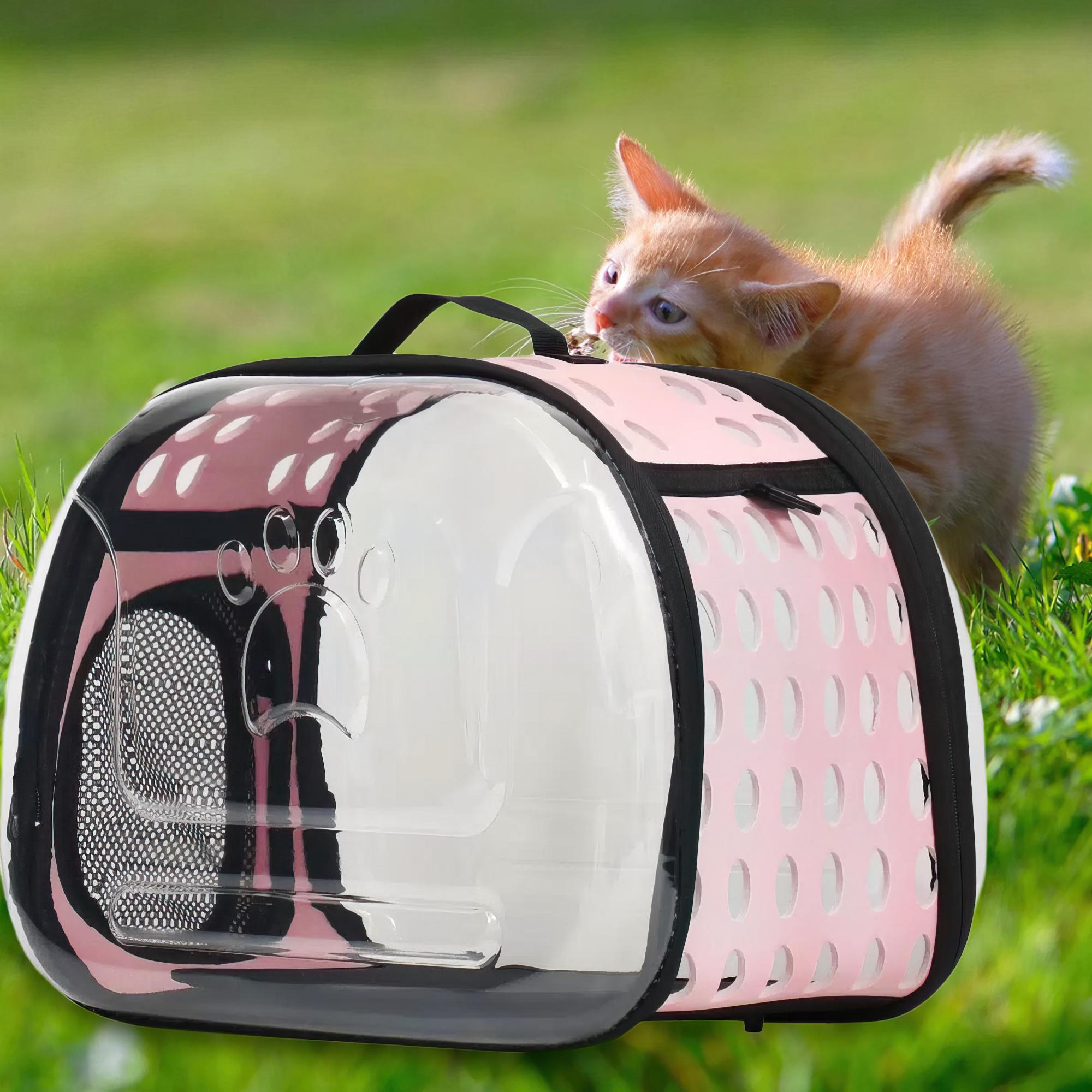 Сумка-переноска для транспортування тваринок Рожевий (HA-930) - фото 2 Сумка-переноска для транспортування тваринок Рожевий (HA-930) - фото 2