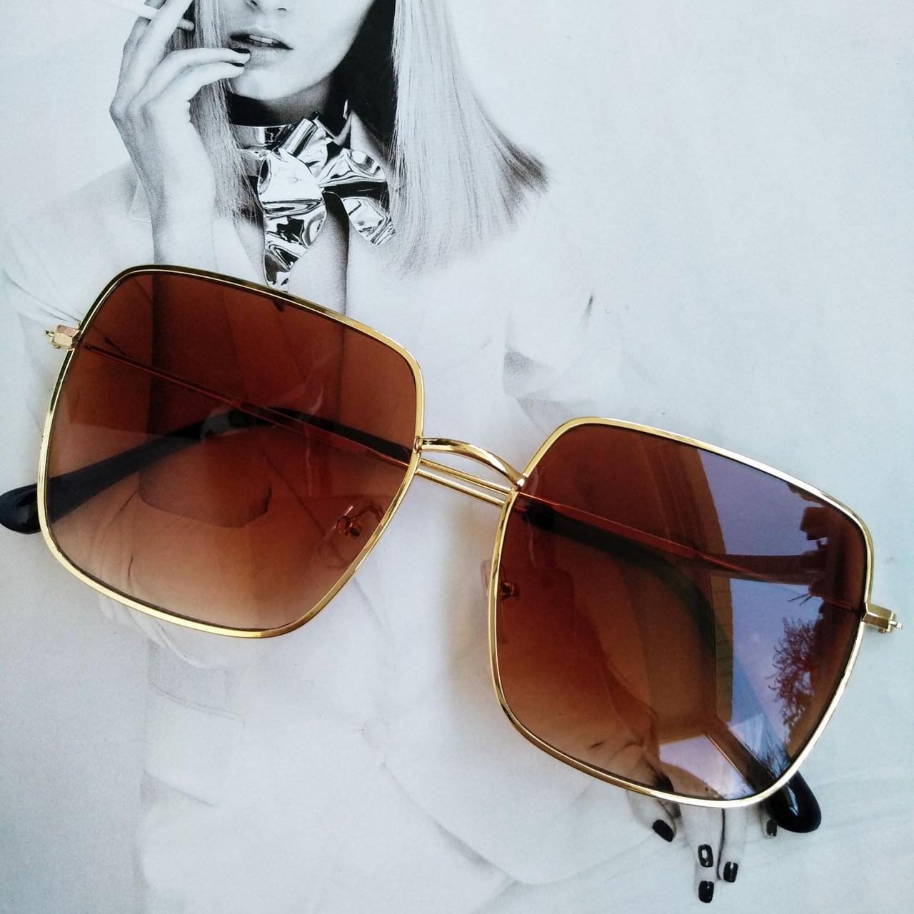 Окуляри жіночі великий квадрат Чорний - фото 4 Окуляри жіночі великий квадрат Чорний - фото 4