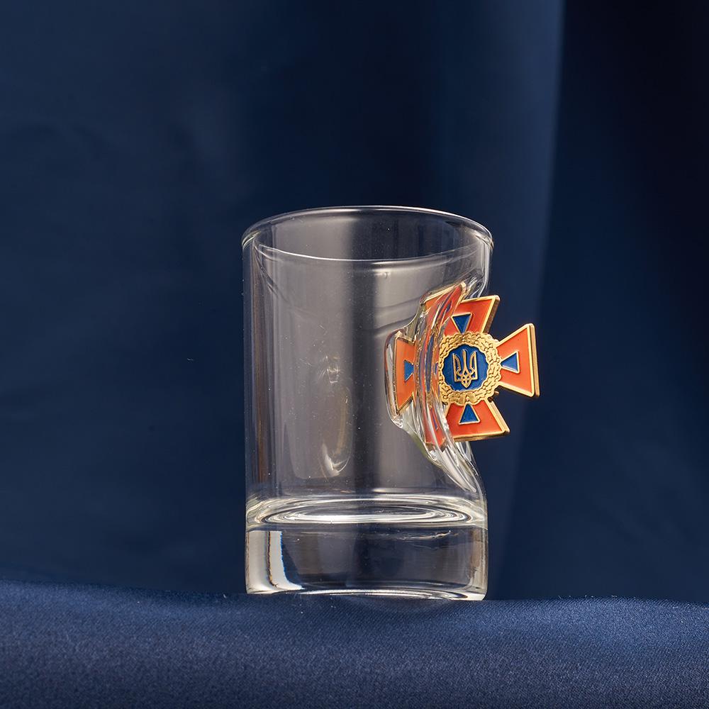 Подарочный набор рюмок с шевроном ГСЧС маленький (28421072) - фото 7 Подарочный набор рюмок с шевроном ГСЧС маленький (28421072) - фото 7