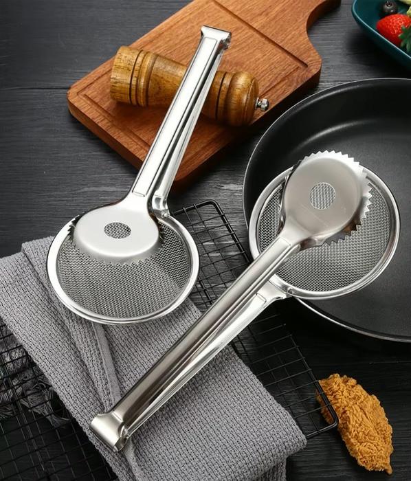 Щипцы Empire Нео с сеткой-шумовкой для фритюра 30 cм (4503)