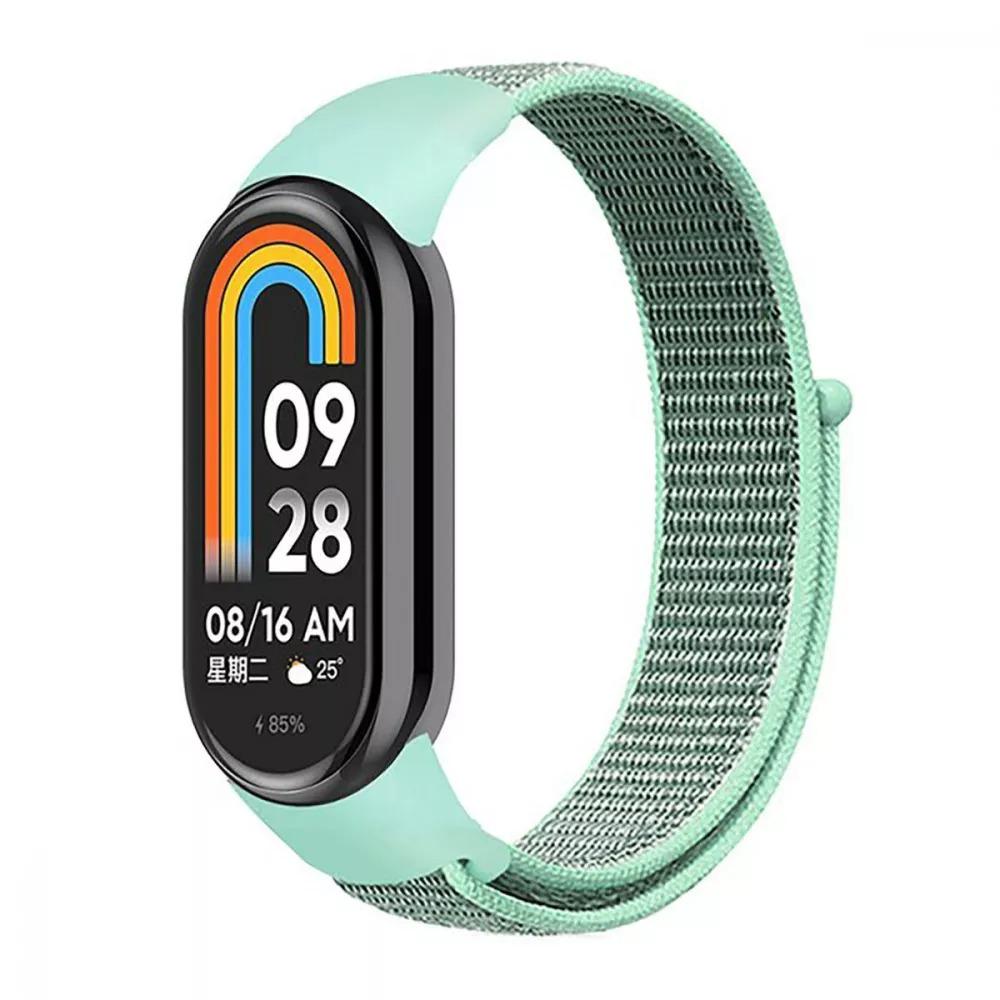 Ремешок нейлоновый Sport Loop для фитнес-браслета Mi Band 8 Sea Blue (13925302)
