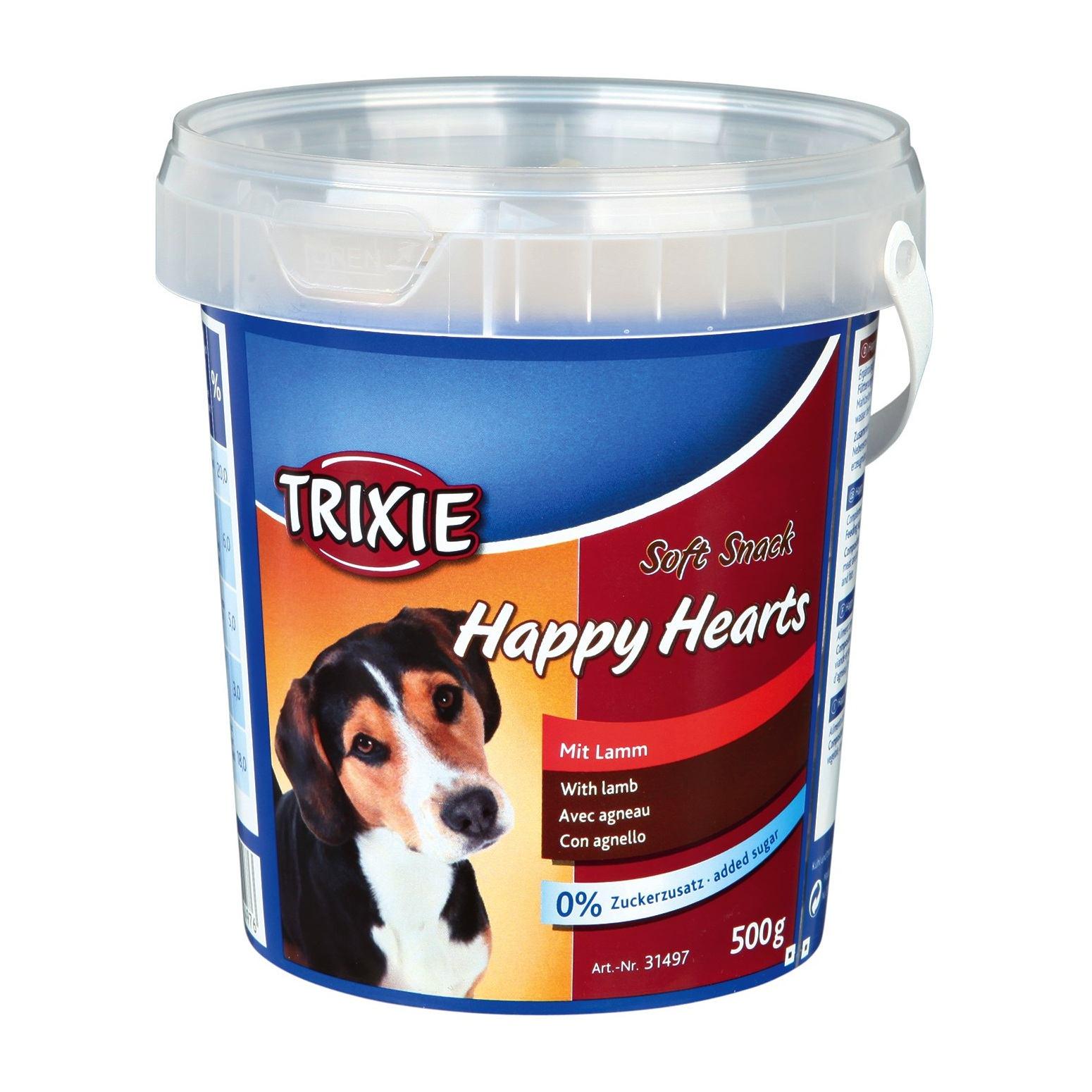 Ведро лакомств для собак Trixie Happy Hearts 500 г ягненок