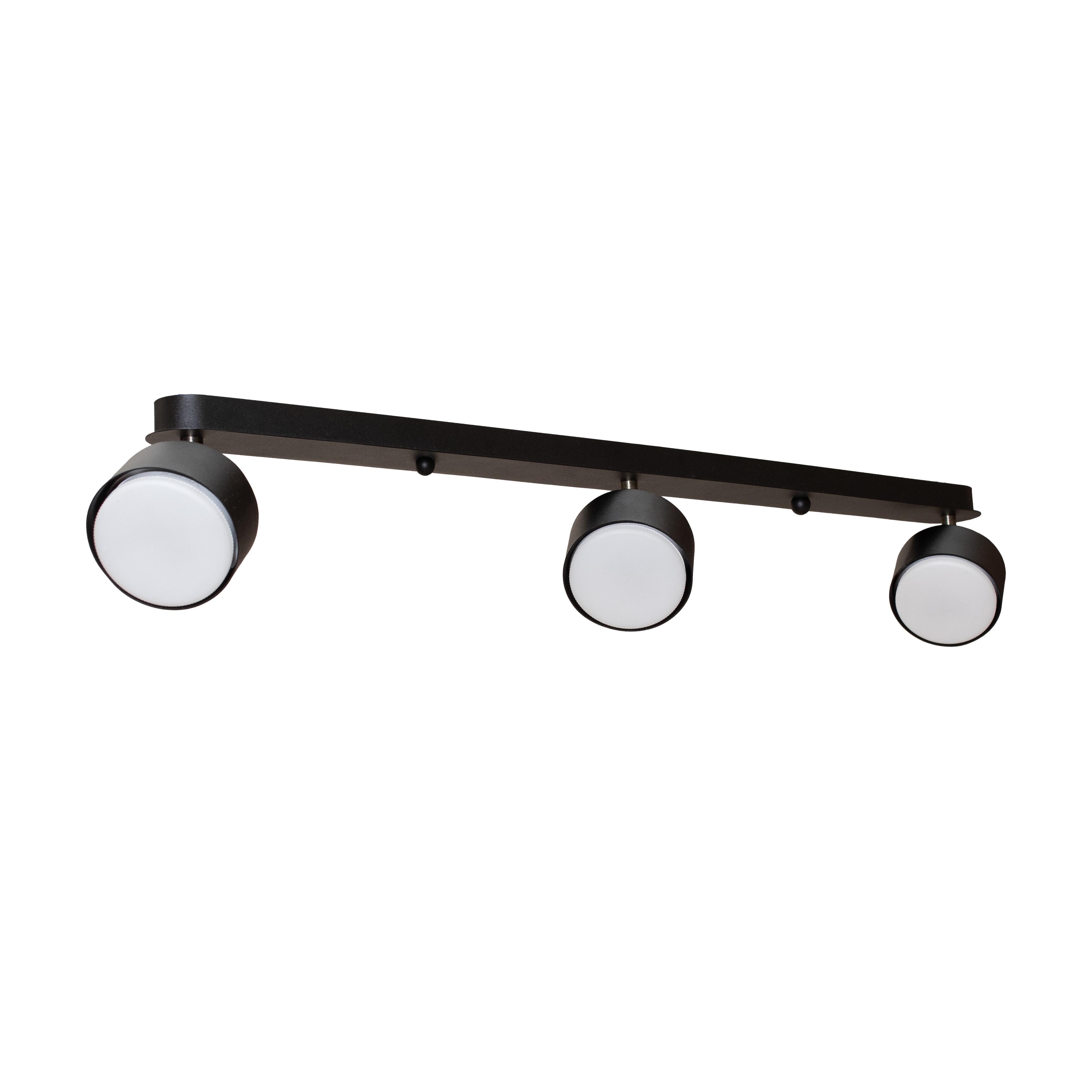 Светильник потолочный MSK Electric Copter NL 80405-3 BK с тремя поворотными плафонами GX53