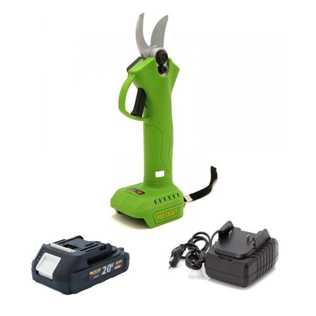 Секатор акумуляторний Procraft ES-18Li з 1 акумулятором 20/2 та зарядним пристрієм