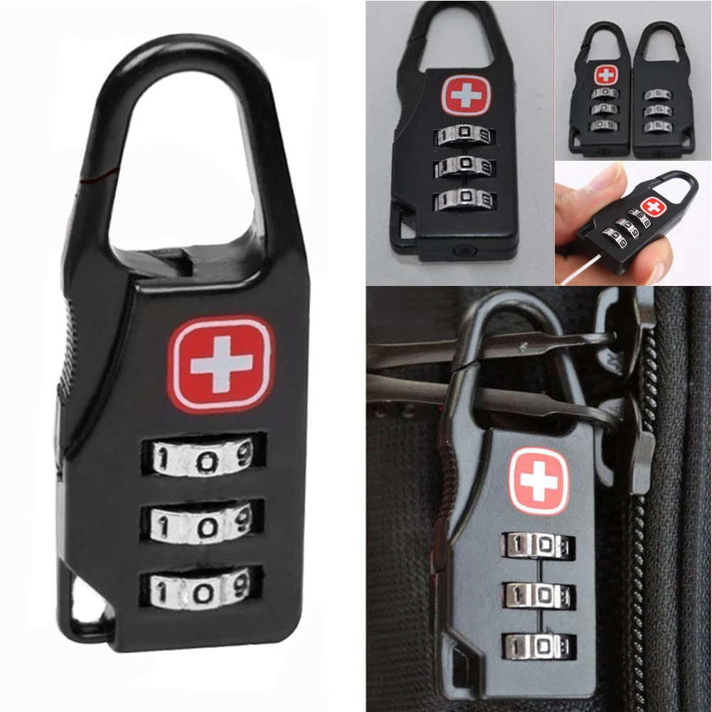 Замок навісний кодовий з тризначним шифром для валізи та рюкзака 57х22 мм Чорний (U9418) - фото 11 Замок навісний кодовий з тризначним шифром для валізи та рюкзака 57х22 мм Чорний (U9418) - фото 11