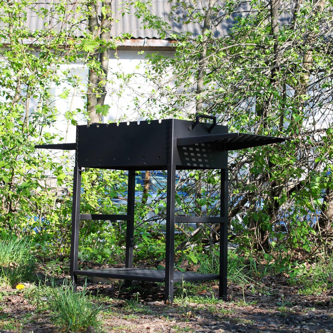 Мангал разборный Степ со столиком на 8 шампуров (16741982) - фото 6 Мангал разборный Степ со столиком на 8 шампуров (16741982) - фото 6