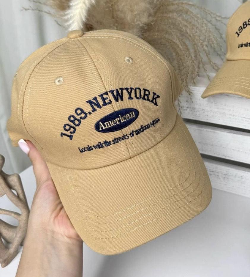 Кепка New York Бежевий (26646121) - фото 3