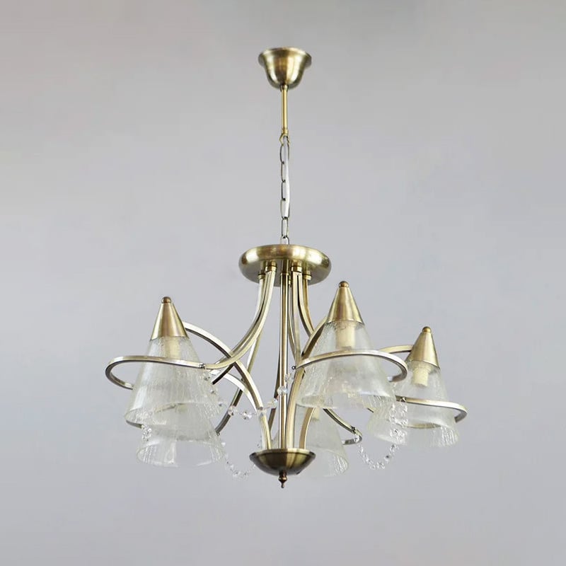 Люстра подвесная Light House NM-14221/5 AB на пять плафонов Бронза