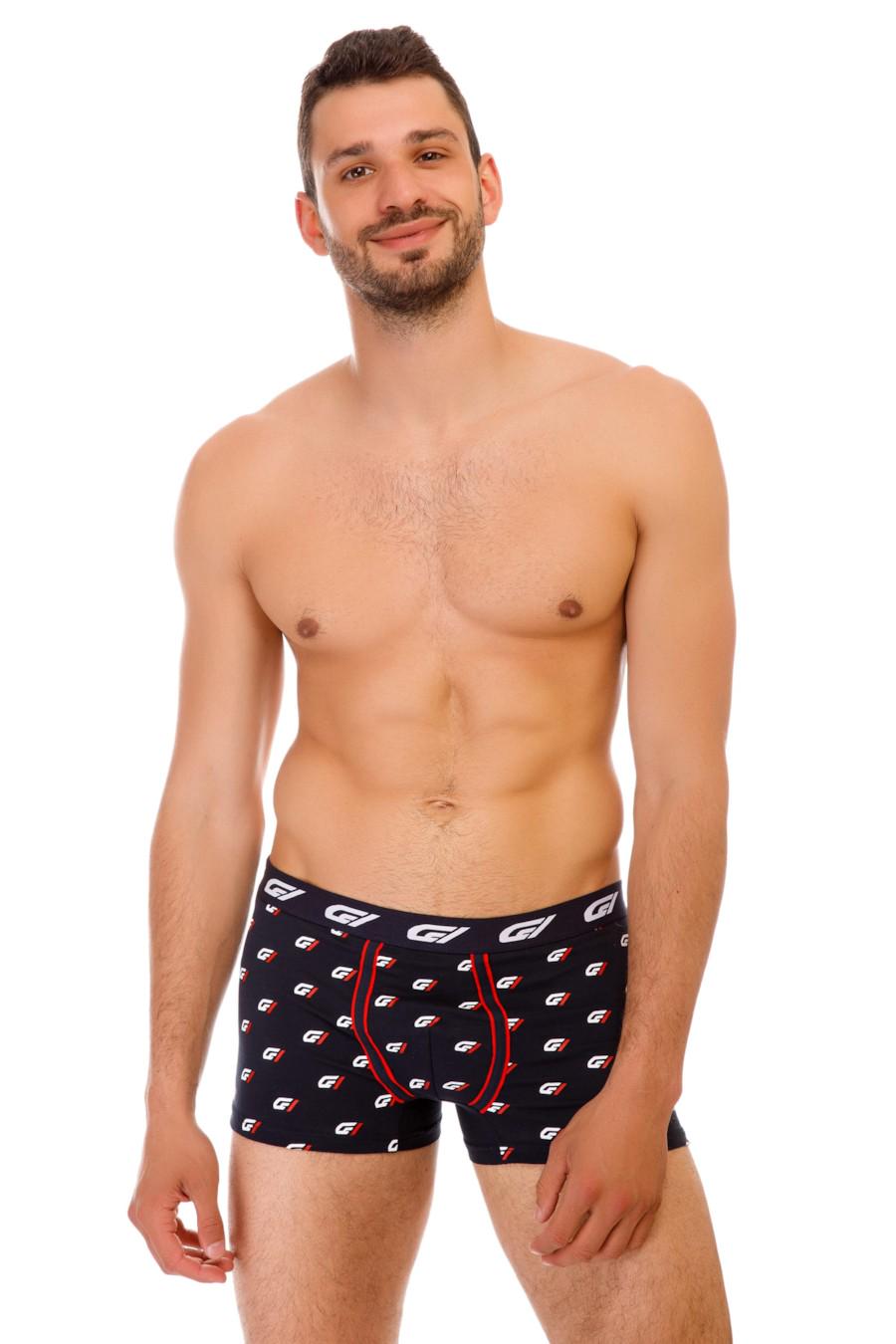 Трусы боксеры Gasoline Blu р. 54/2XL Темно-синий (70832)