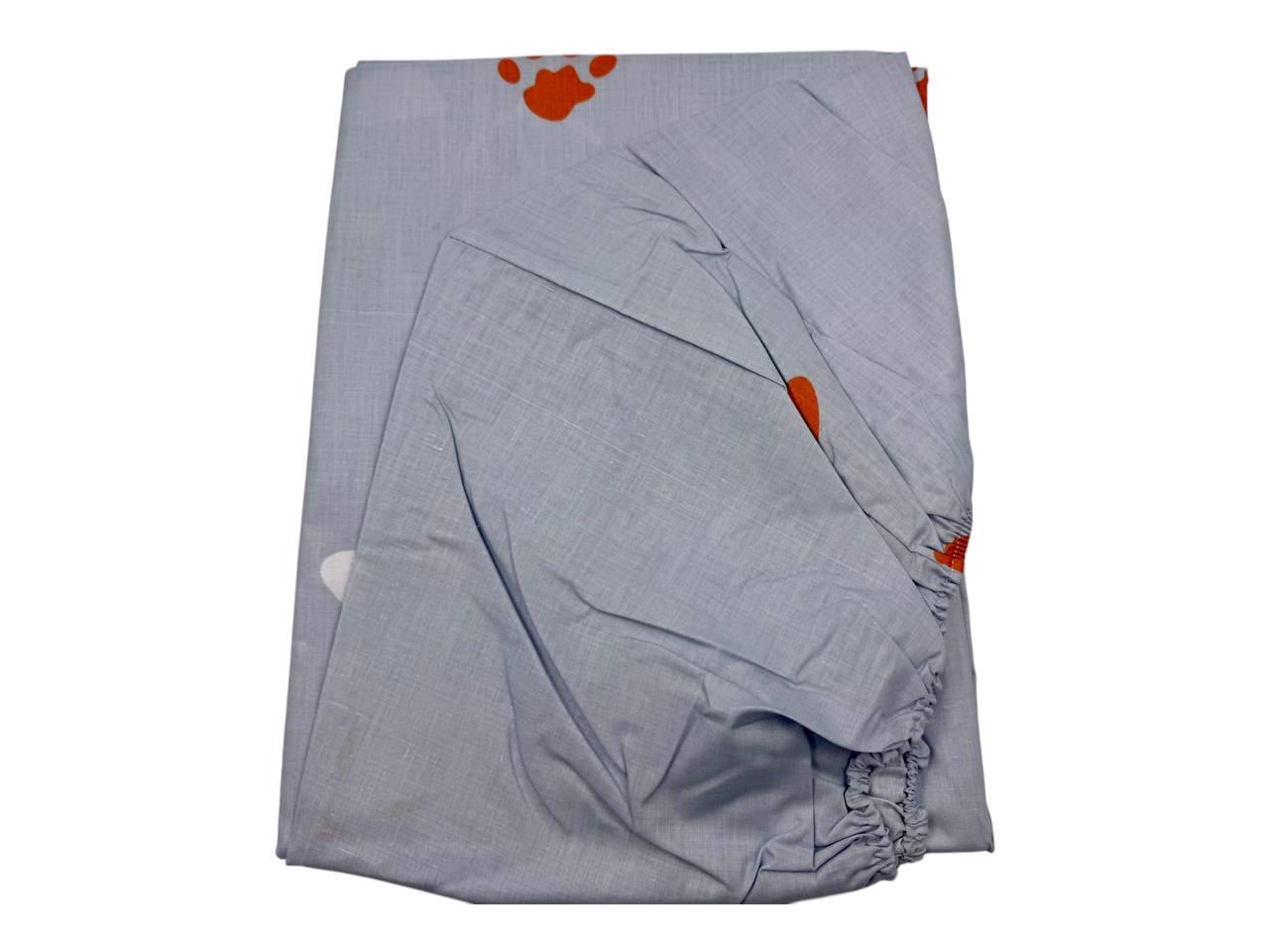 Простирадло на резинці Мяу бязь 160х200 см (G-m1204/WP/x160)