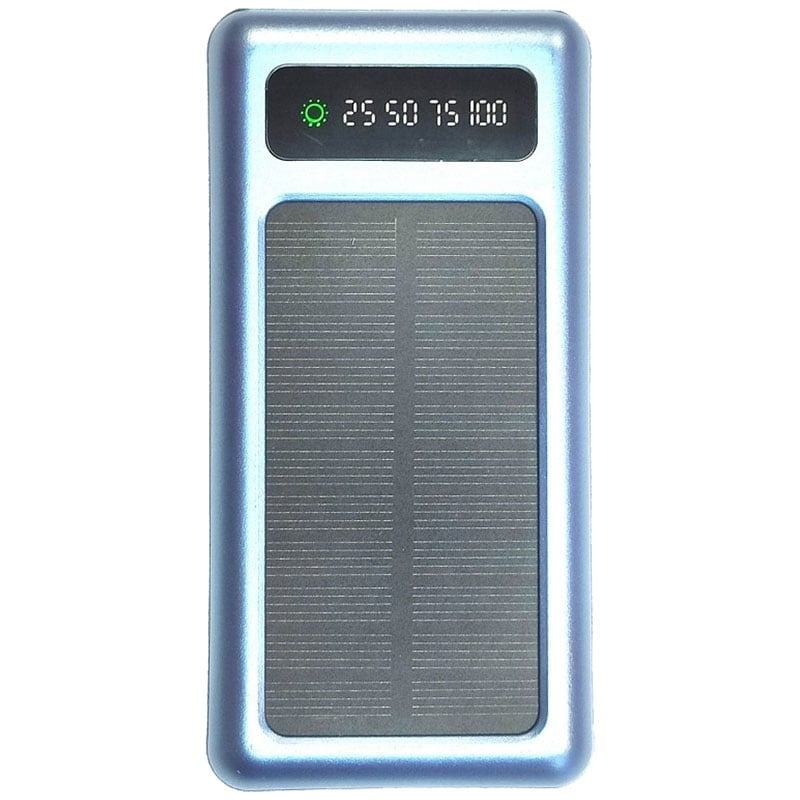 Повербанк UKC Solar 8412 с солнечной панелью 20000 mAh Blue (13465968)