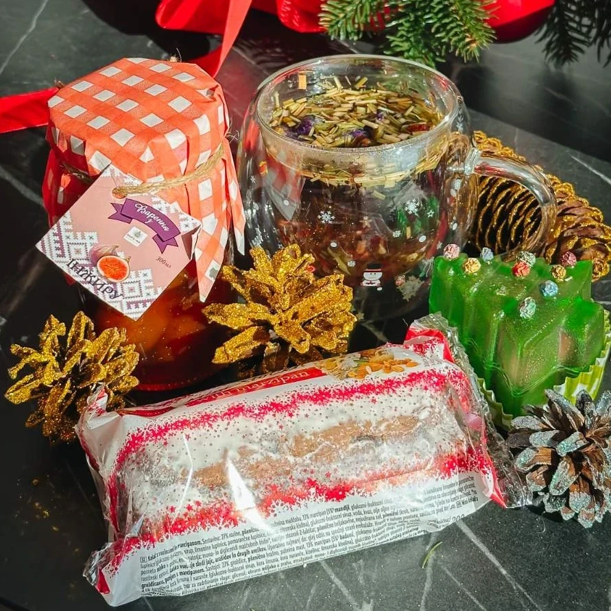 Подарунковий набір новорічний Різдвяне диво (31064335) - фото 6 Подарунковий набір новорічний Різдвяне диво (31064335) - фото 6