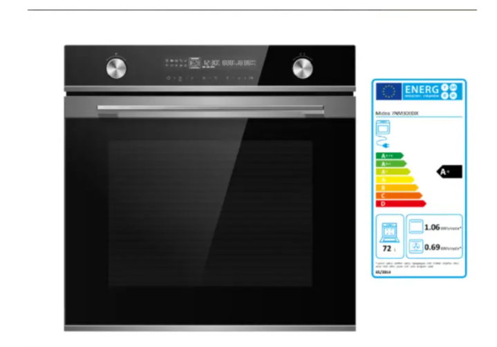 Духовой шкафы встраиваемый Midea 7NM30E0IX электрический 72 л 2900 Вт (7NM30E0IX) - фото 2 Духовой шкафы встраиваемый Midea 7NM30E0IX электрический 72 л 2900 Вт (7NM30E0IX) - фото 2