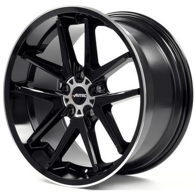 Диски на авто Autec Contest R18 W8.5 PCD5x112 ET25 DIA70.1 Black Polished