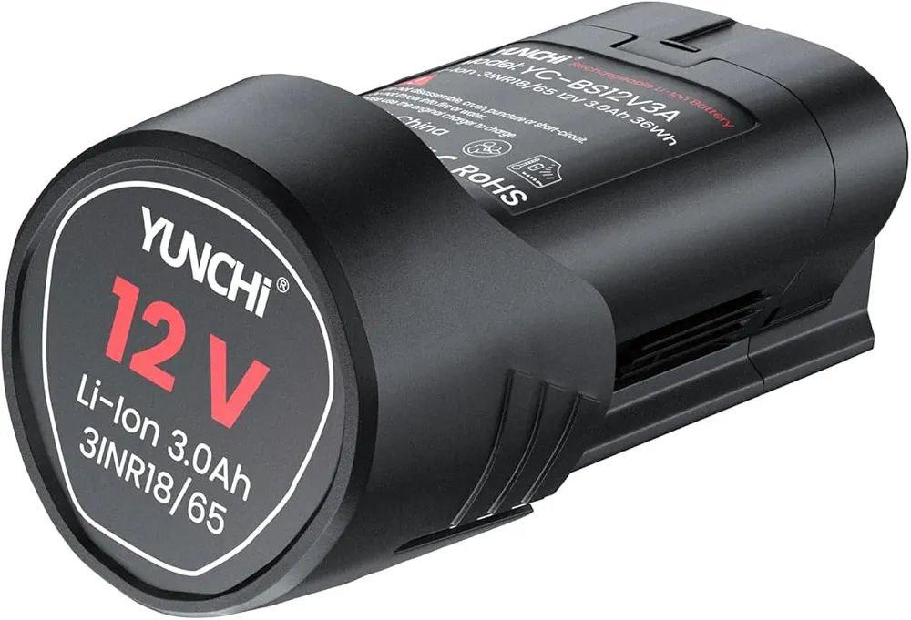Комплект акумуляторів YUNCHI YC-BS12V3A для Bosch 12V 2 шт. (30059717) - фото 2 Комплект акумуляторів YUNCHI YC-BS12V3A для Bosch 12V 2 шт. (30059717) - фото 2