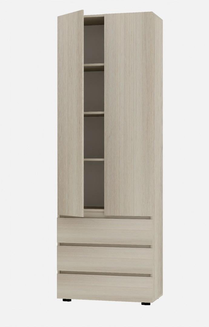 Шкаф Алекса СН-600-3п 60х55х218 см Дуб шамони светлый (71264)