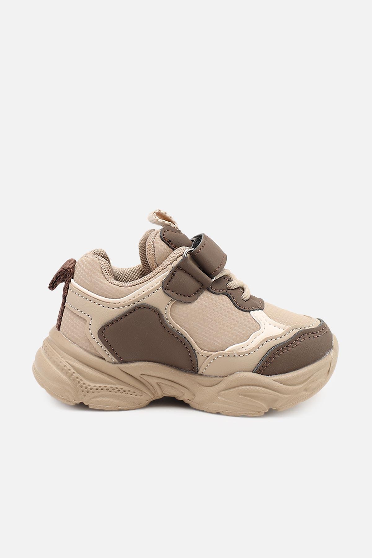 Кроссовки для мальчика ЦБ-00273834 на плоской подошве р. 23 Коричневый (SKT001056375) - фото 2 Кроссовки для мальчика ЦБ-00273834 на плоской подошве р. 23 Коричневый (SKT001056375) - фото 2