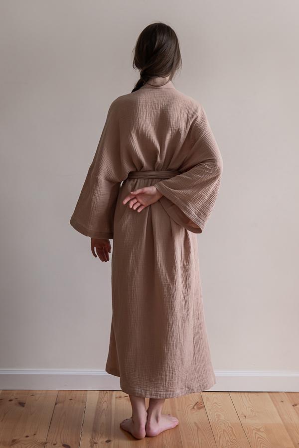 Халат мусліновий FORLY Latte ONE (ML0035-01-04) - фото 4 Халат мусліновий FORLY Latte ONE (ML0035-01-04) - фото 4