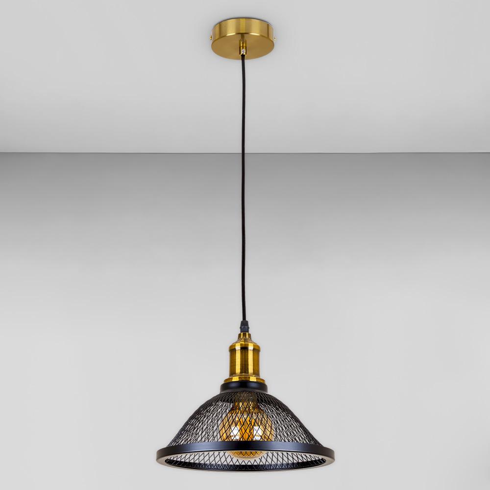 Люстра подвесная лофт Light House LS-18622-1 BRZ/BK Бронзовый/Черный