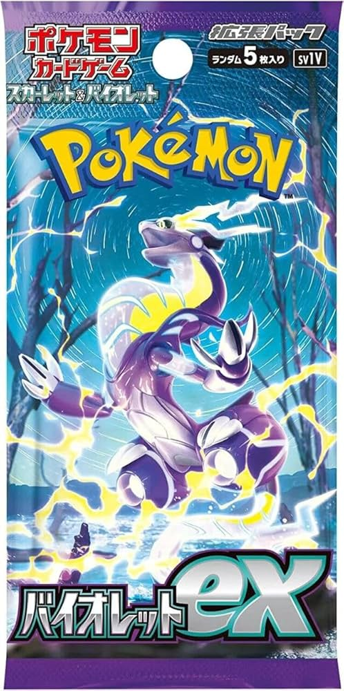 Набір бустер-паків Pokemon TCG SV1V Violet ex (12811454652) - фото 2 Набір бустер-паків Pokemon TCG SV1V Violet ex (12811454652) - фото 2