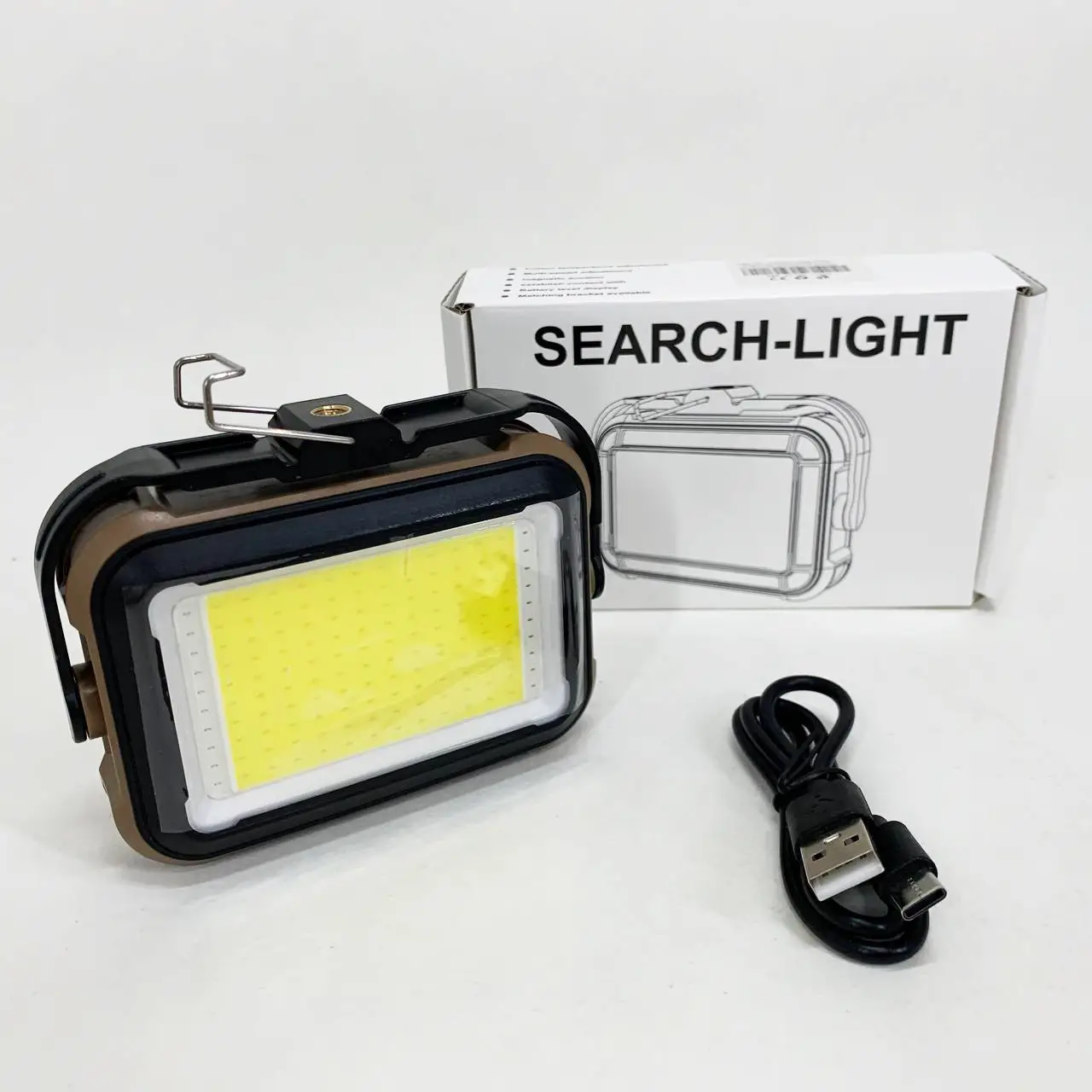 Ліхтар кемпінговий TZD-01-COB-PRO з сонячною панеллю та Power Bank COB LED USB/Type-C 9 режимів освітлення (ML-06450)