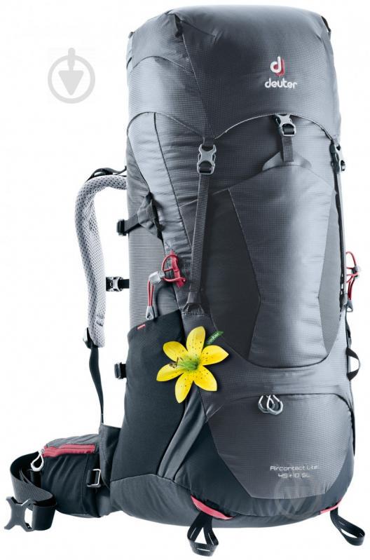Рюкзак Deuter Aircontact Lite 45+10 SL Black-Graphite (1052-3340218 4701)