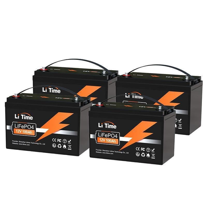 Акумулятор LiTime LiFePO4 12V/100Ah з BMS 100A (2484430454) - фото 4 Акумулятор LiTime LiFePO4 12V/100Ah з BMS 100A (2484430454) - фото 4