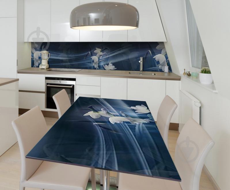 Наклейка виниловая на стол Zatarga  "Туман Нарциссы" 650х1200 мм