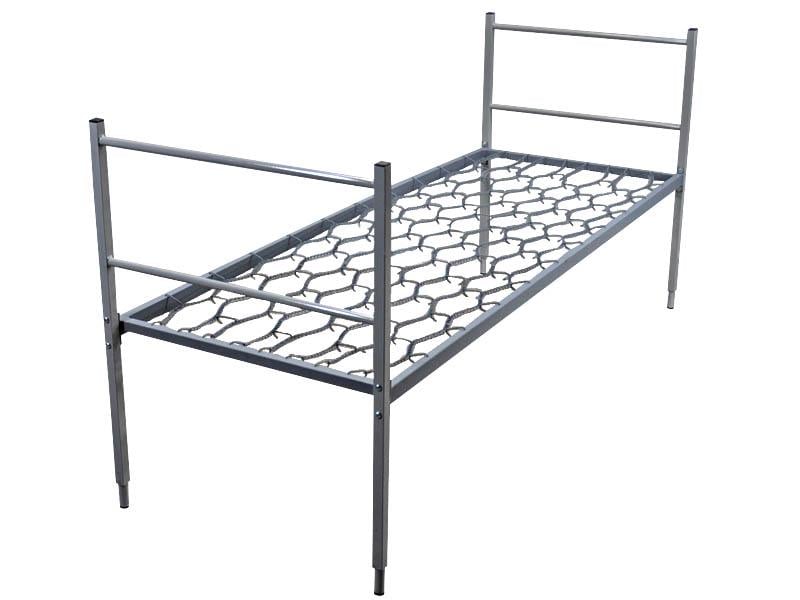 Кровать металлическая на пружине Kompred OL568/1 1900х700х600 мм Кровать металлическая на пружине Kompred OL568/1 1900х700х600 мм