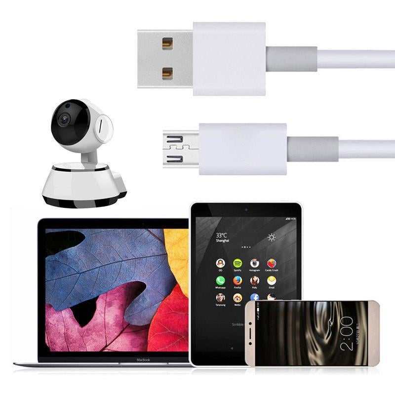 Кабель USB-micro USB для зарядки и питания 3 м Белый (USB-micro3m) - фото 2