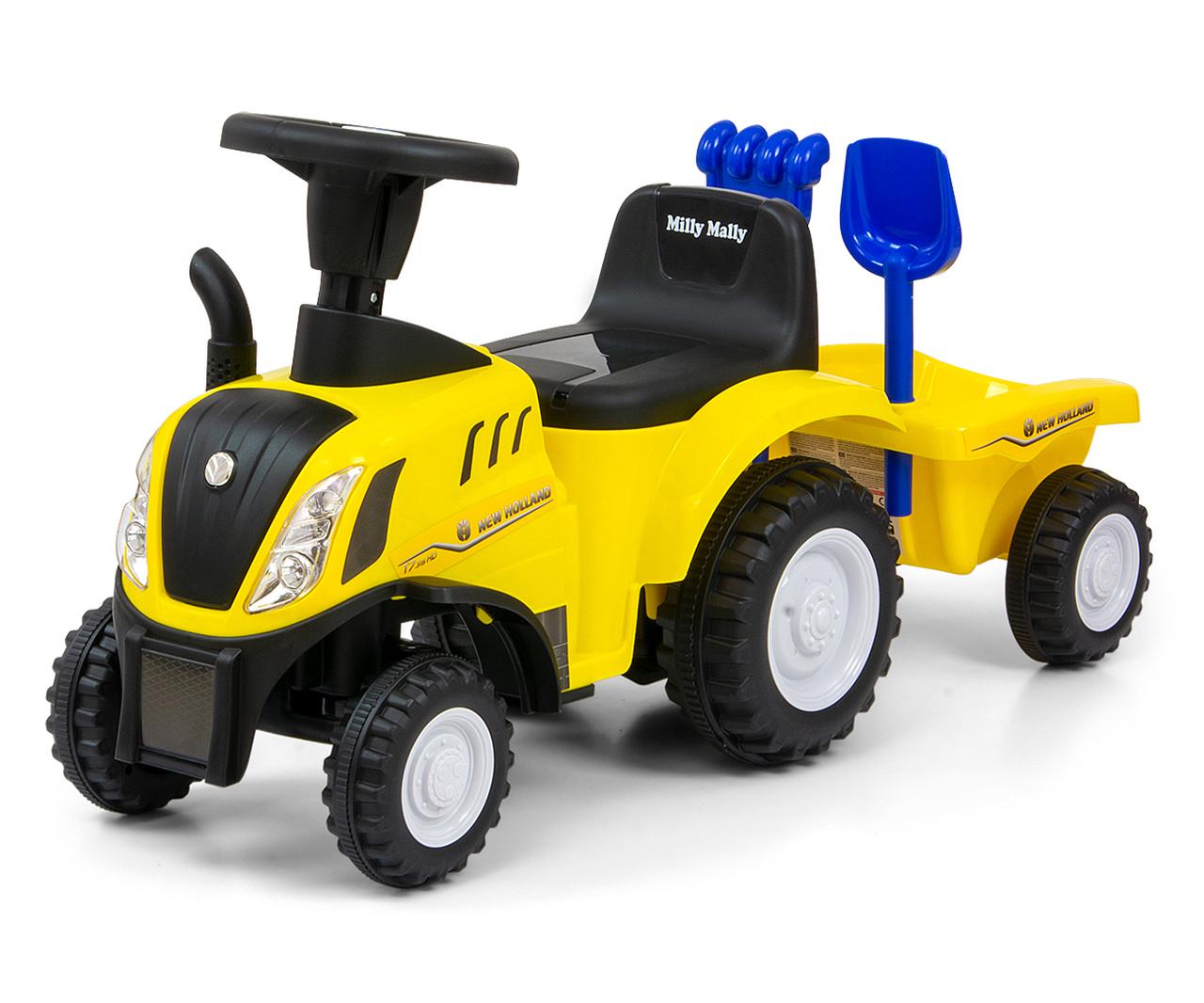Машинка-трактор для катания Milly Mally New Holland T7 Yellow (3042418885)