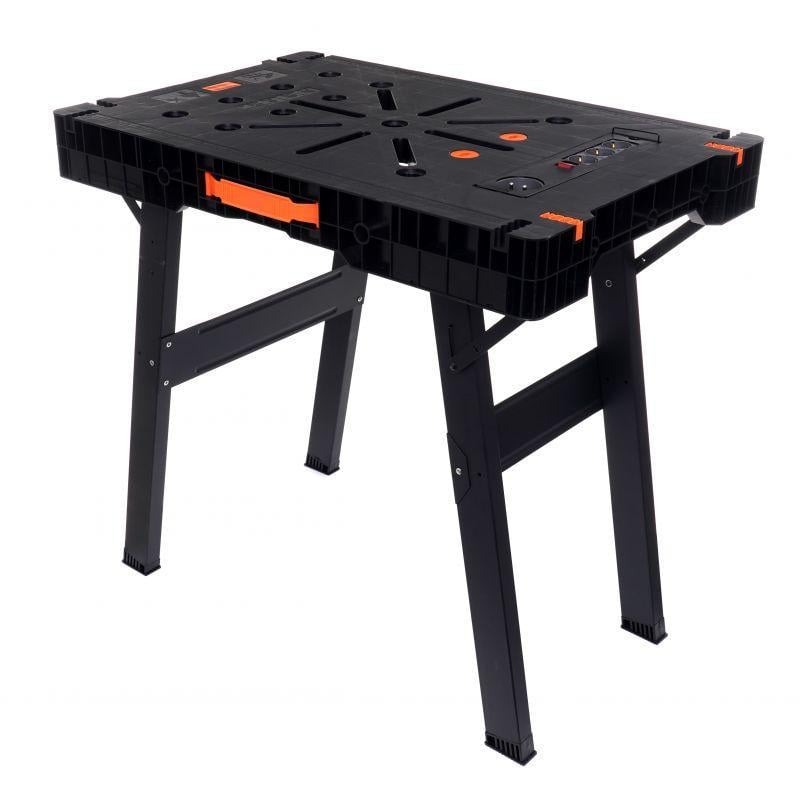 Верстак з розетками складаний Kraft&Dele KD10746 2508350437 пластиковий вантажопідйомність 500 кг Верстак з розетками складаний Kraft&Dele KD10746 2508350437 пластиковий вантажопідйомність 500 кг