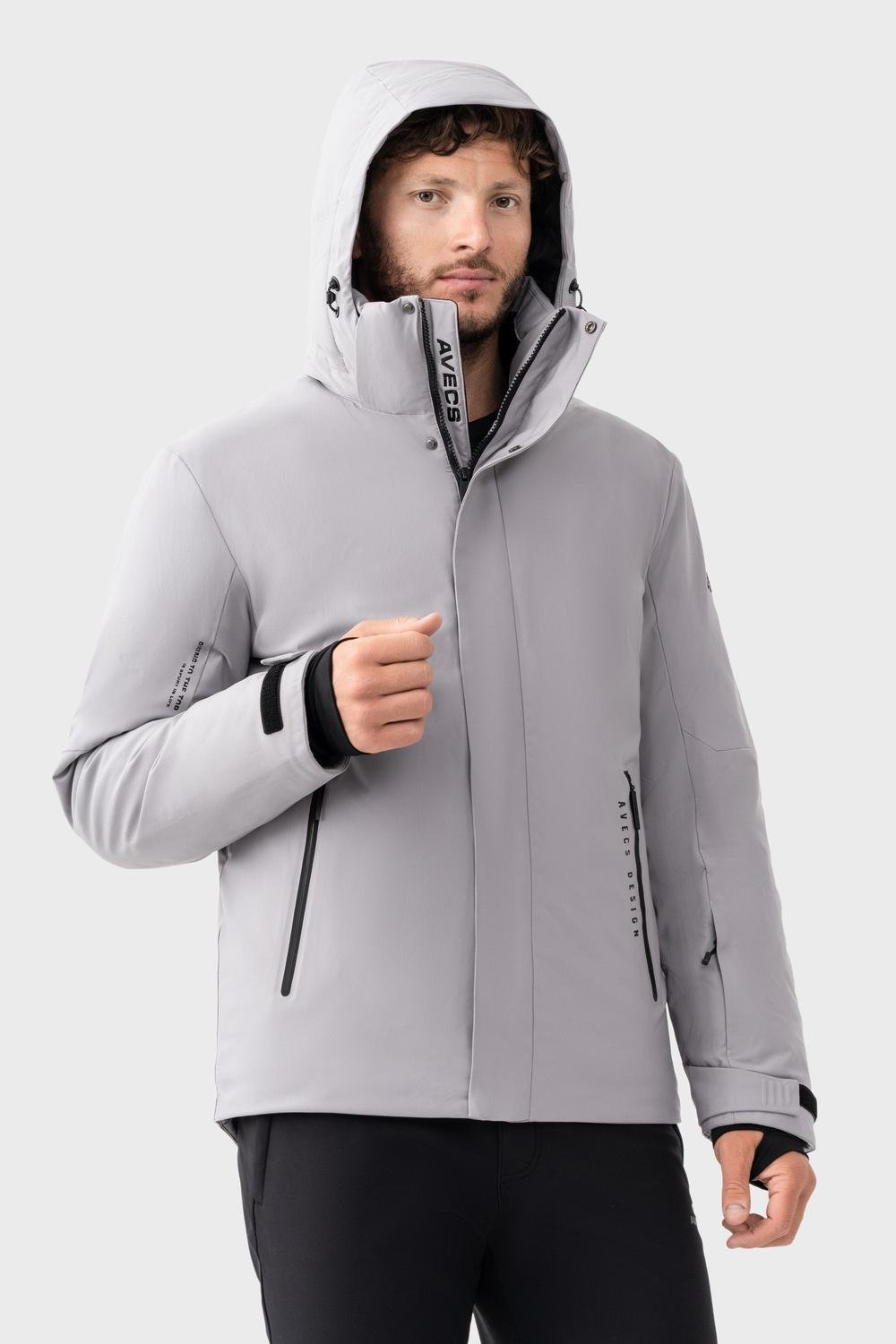 Куртка горнолыжная Avecs 70515/15-2XL Светло-серый