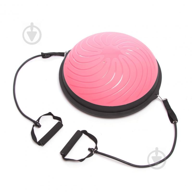 Балансувальна платформа цілісна planeta-sport BOSU MINI з двома еспандерами FI-1936 Балансувальна платформа цілісна planeta-sport BOSU MINI з двома еспандерами FI-1936