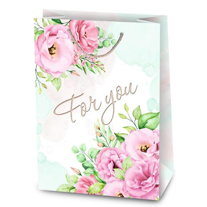 Пакет подарочный микс Flora 28х12,5х38 см 10 шт.(7970) - фото 5