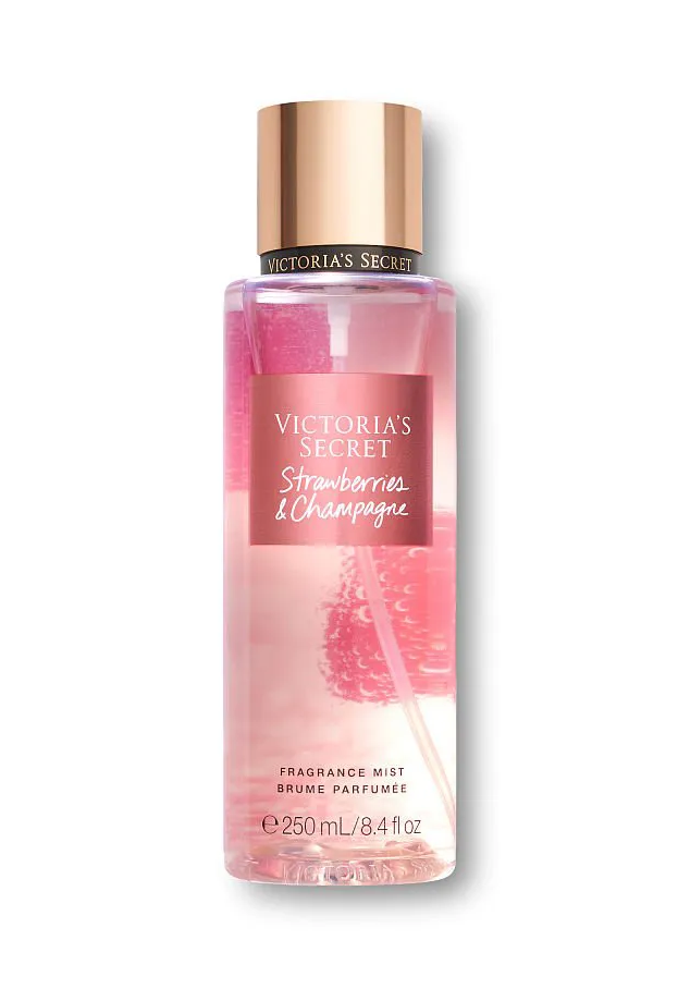 Спрей для тіла парфумований Victoria's Secret Strawberries&Champagne 250 мл Спрей для тіла парфумований Victoria's Secret Strawberries&Champagne 250 мл