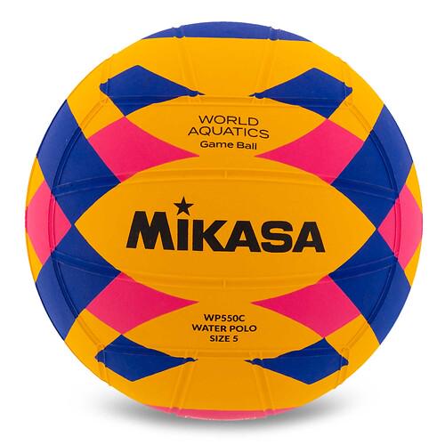 Мяч для водного поло Mikasa WP440C №4 Желто-сине-розовый (31773362)