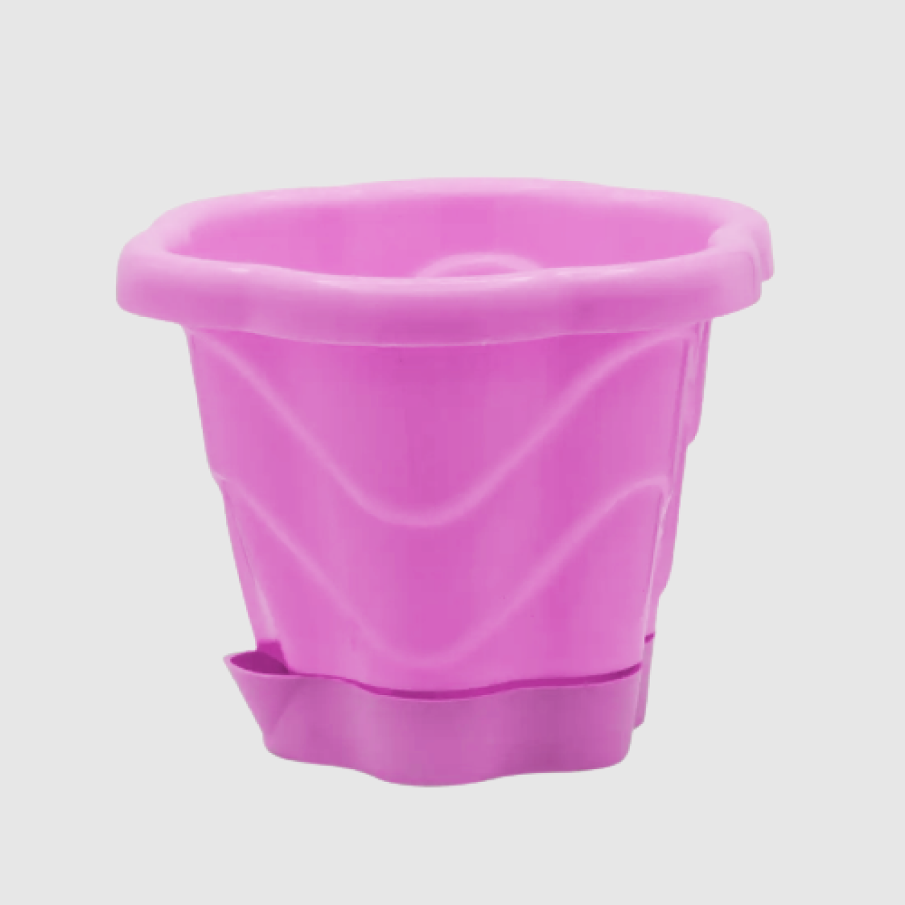 Вазон Фіалка 15 см Фуксія (29704) - фото 1 Вазон Фіалка 15 см Фуксія (29704) - фото 1