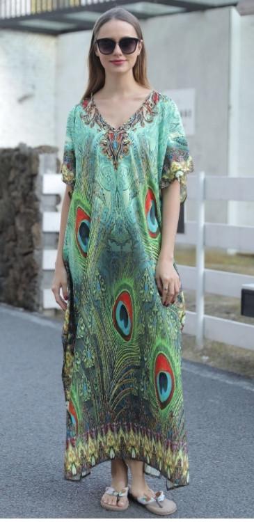 Туника летняя длинная свободного кроя (С2775)