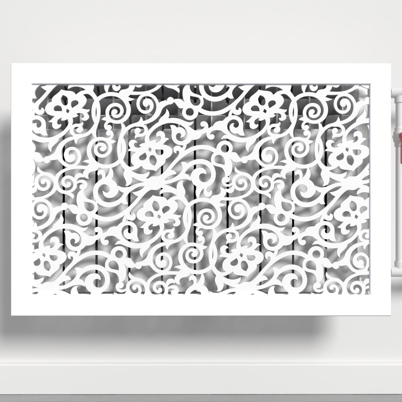 Решетка-экран на батарею SMARTWOOD 300 мм Белый (R20591104)