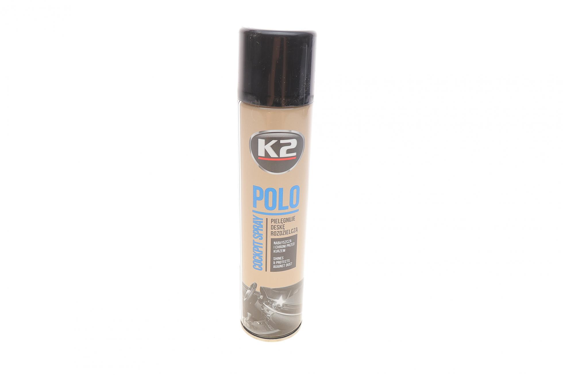 Полироль для торпедо K2 Perfect Polo Cockpit Spray lemon 300 мл (K403CY)