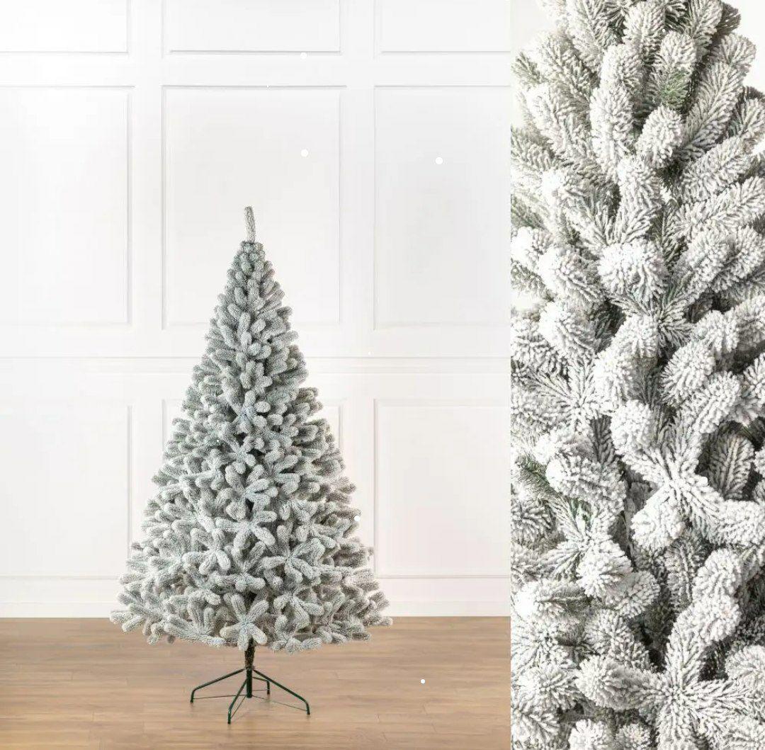 Штучна ялинка засніжена лита Президентська з металевою підставкою 2,30 м Білий (NYT15064) - фото 8 Штучна ялинка засніжена лита Президентська з металевою підставкою 2,30 м Білий (NYT15064) - фото 8