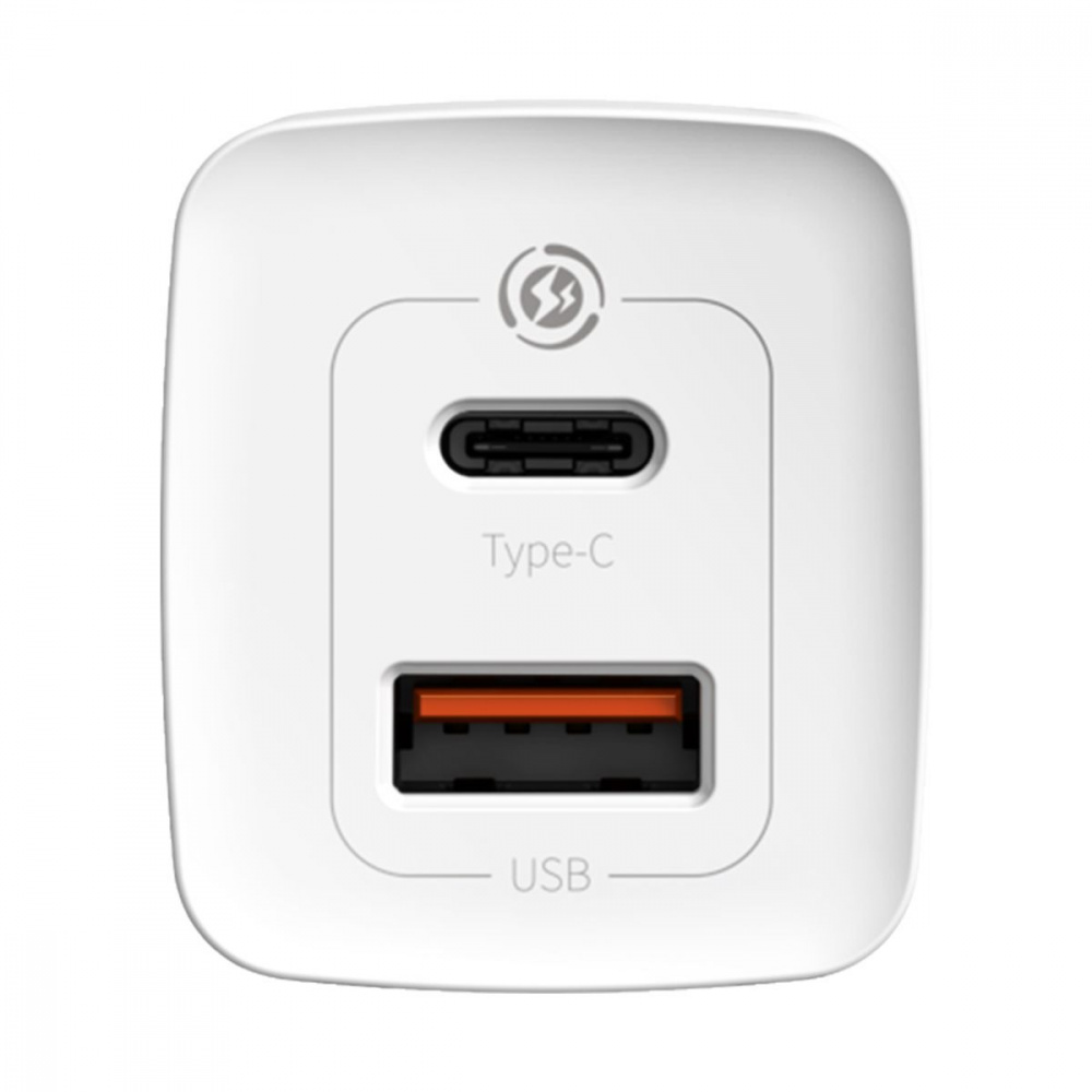 Зарядний пристрій BASEUS GaN2 Lite Quick Charger 65 W 1 Type-C 1 USB White - фото 7