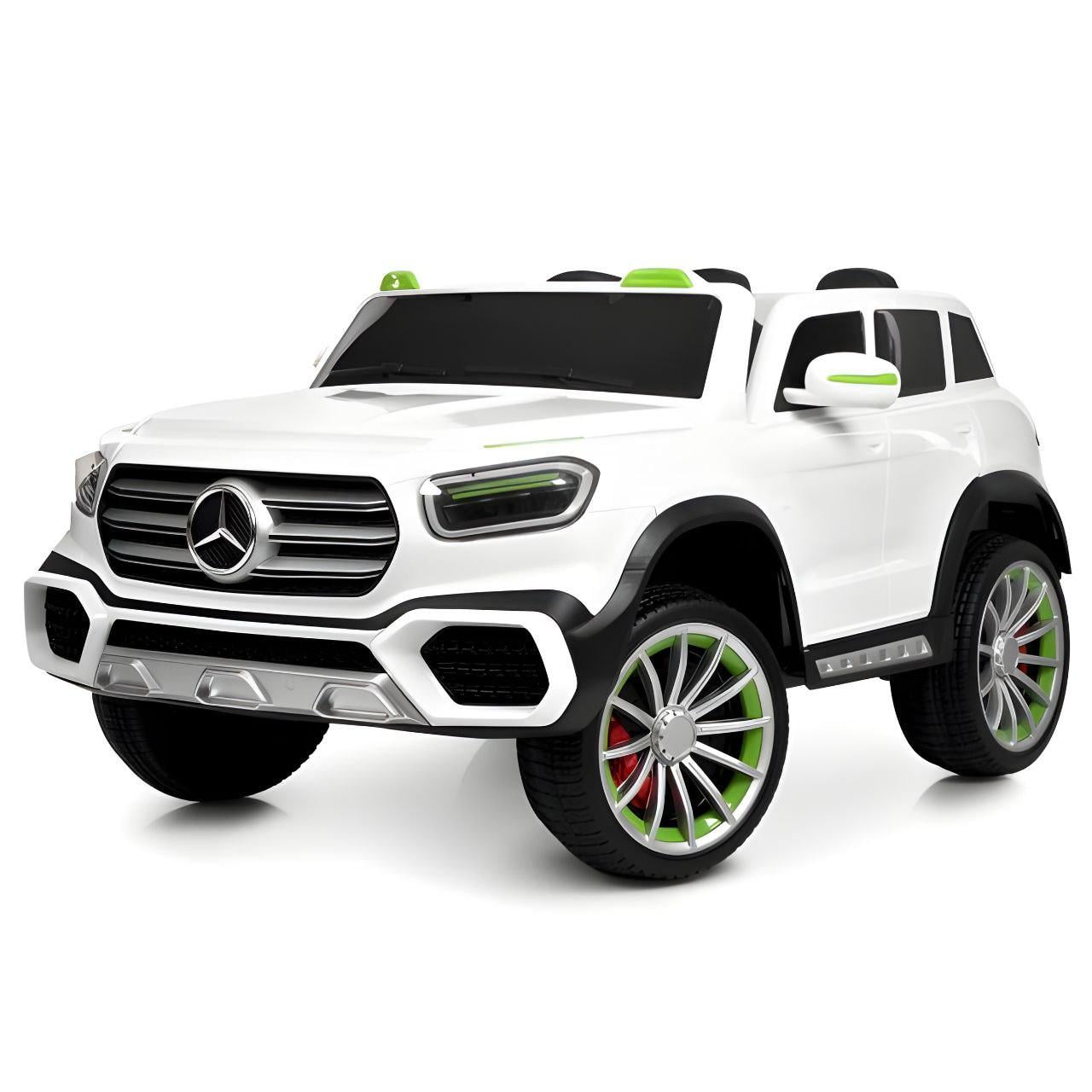 Детский электромобиль полноприводный M 6379EBLR-1 4 мотора 45W 12V 15AH пульт 2.4G Bluetooth EVA кожа Белый (38021031) Детский электромобиль полноприводный M 6379EBLR-1 4 мотора 45W 12V 15AH пульт 2.4G Bluetooth EVA кожа Белый (38021031)