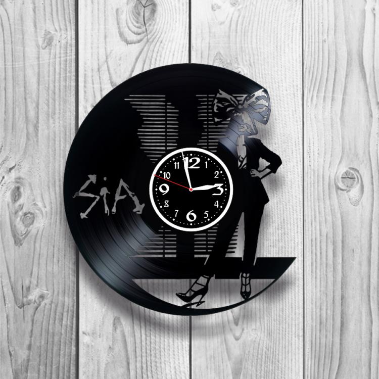Часы настенные Sia 0346 из виниловой пластинки