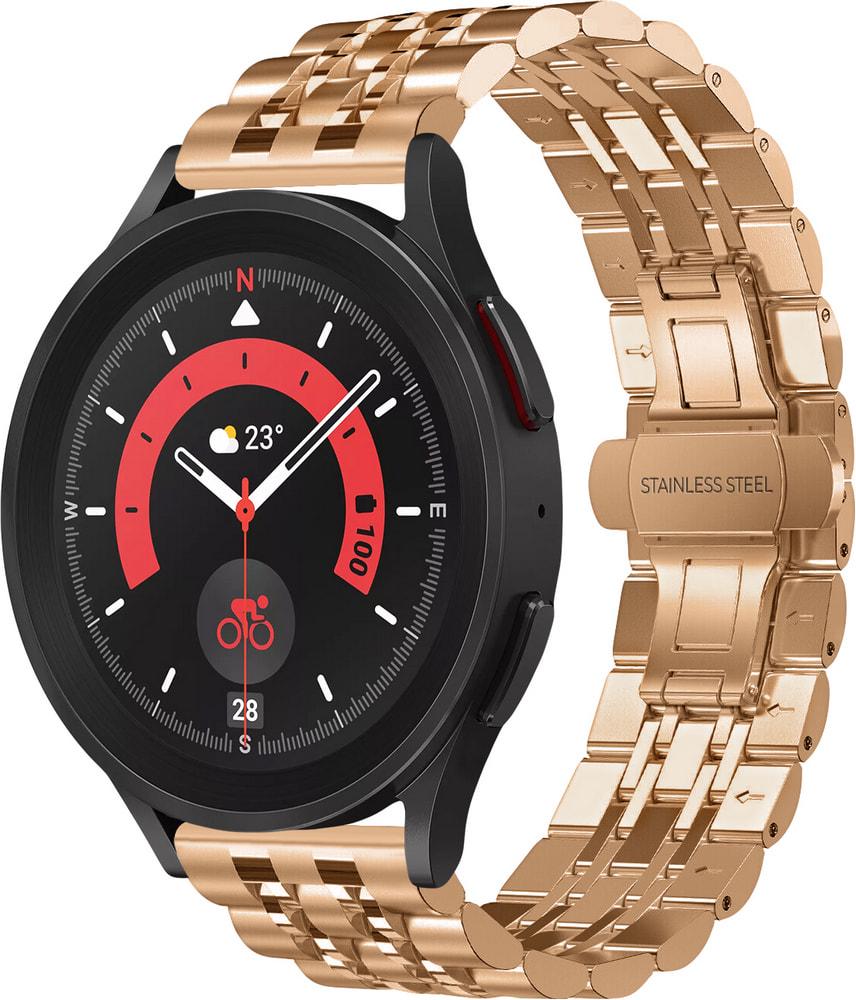Браслет металлический Spinye для Galaxy Watch 5 Pro Rose Gold (29645-27)