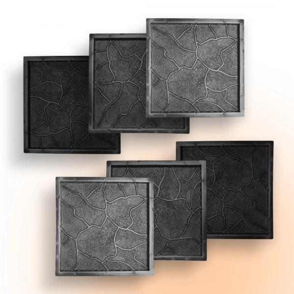 Форми для тротуарної плитки Верес-2007 Хмарка 300х300 мм 6 шт. (1010506-3155)