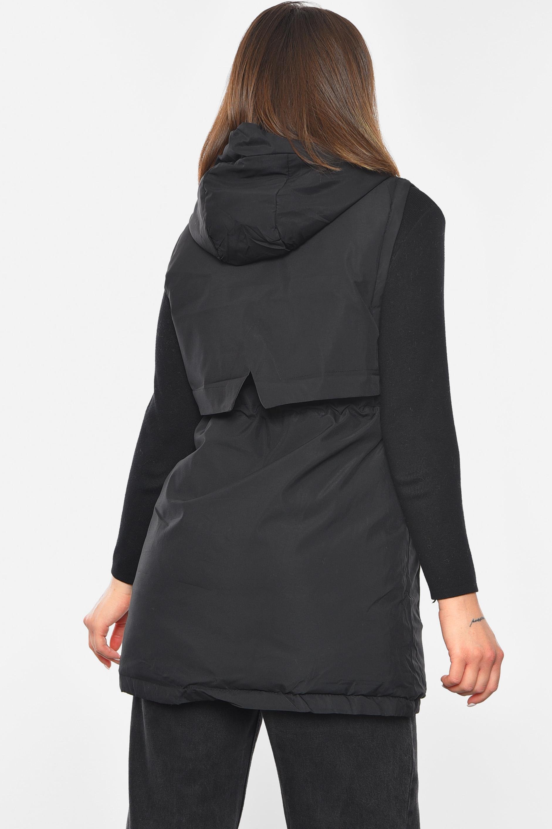 Жилетка женская L Черный (193289) - фото 3